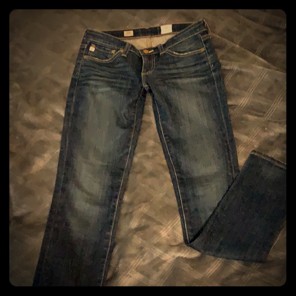 AG stilt cigarette leg jeans